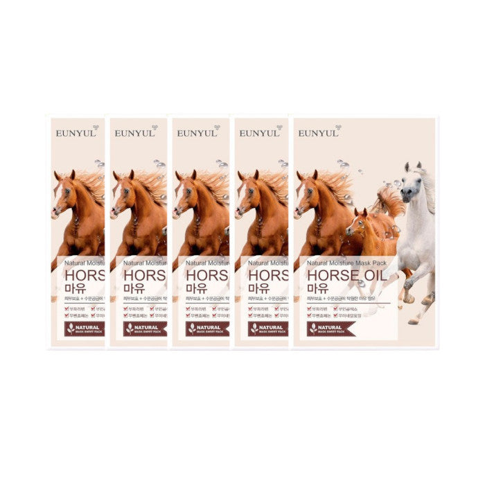Wholesale EUNYUL - Natural Moisture Mask Pack - Horse Oil - 1pc 5ea Set | Carsha
