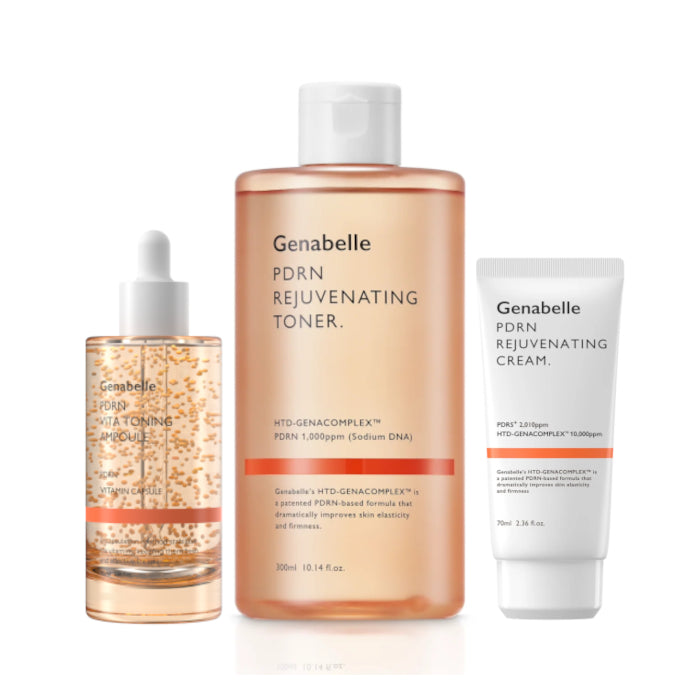 Wholesale Genabelle - PDRN Rejuvenating Toner & Cream & VITA Toning Jumbo Ampoule Set | Carsha
