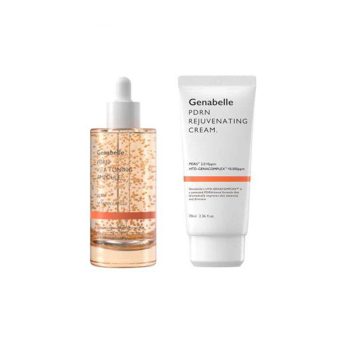 Wholesale Genabelle - PDRN VITA Toning Ampoule JUMBO - 70ml & PDRN Rejuvenating Cream - 70ml Set | Carsha