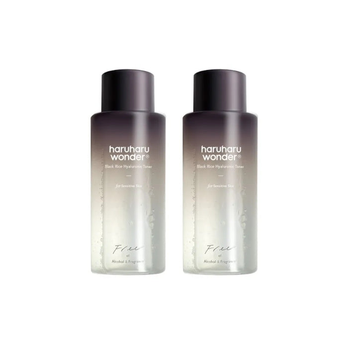 Wholesale haruharu wonder - Black Rice Hyaluronic Toner - Fragrance Free - 300ml 2ea Set | Carsha