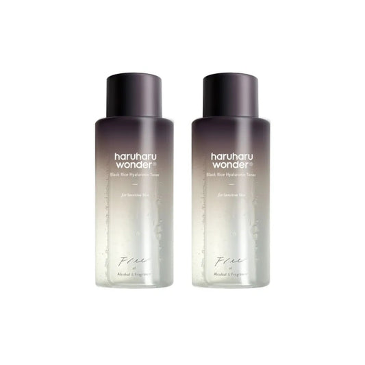 Wholesale haruharu wonder - Black Rice Hyaluronic Toner - Fragrance Free - 300ml 2ea Set | Carsha
