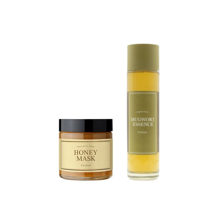 Wholesale I'm From - Honey Mask - 120g 1ea + Mugwort Essence - 160ml 1ea Set | Carsha