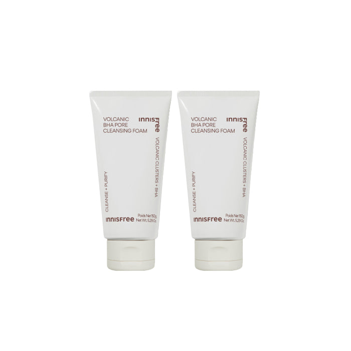 Wholesale innisfree Volcanic BHA Pore Cleansing Foam - 250g 2ea Set | Carsha