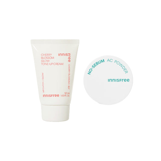 Wholesale innisfree - Cherry Blossom Glow Tone-up Cream - 50ml X innisfree - No-Sebum AC Powder - 5g | Carsha