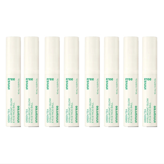 Wholesale innisfree - Green Tea Hyaluronic Glow Eye & Face Ball - 10ml 8ea Set | Carsha