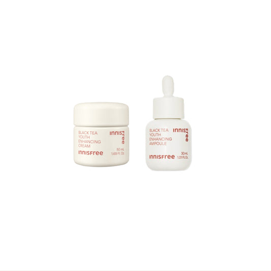 Wholesale innisfree - Black Tea Youth Enhancing Ampoule - 30ml 1ea X Black Tea Youth Enhancing Cream - 50ml 1ea | Carsha