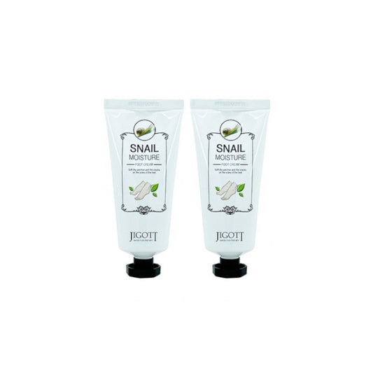 Wholesale Jigott - Snail Moisture Foot Cream - 100ml 2ea Set | Carsha