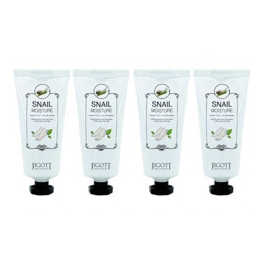 Wholesale Jigott - Snail Moisture Foot Cream - 100ml 4ea Set | Carsha