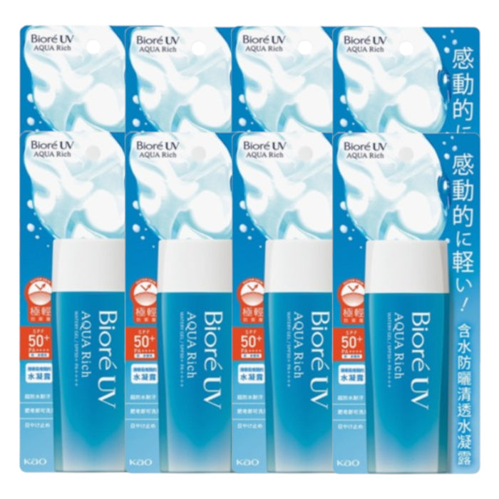 Wholesale Kao - Biore UV Aqua Rich Watery Gel SPF50+ PA++++ Taiwan Version - 90ml 8ea Set | Carsha