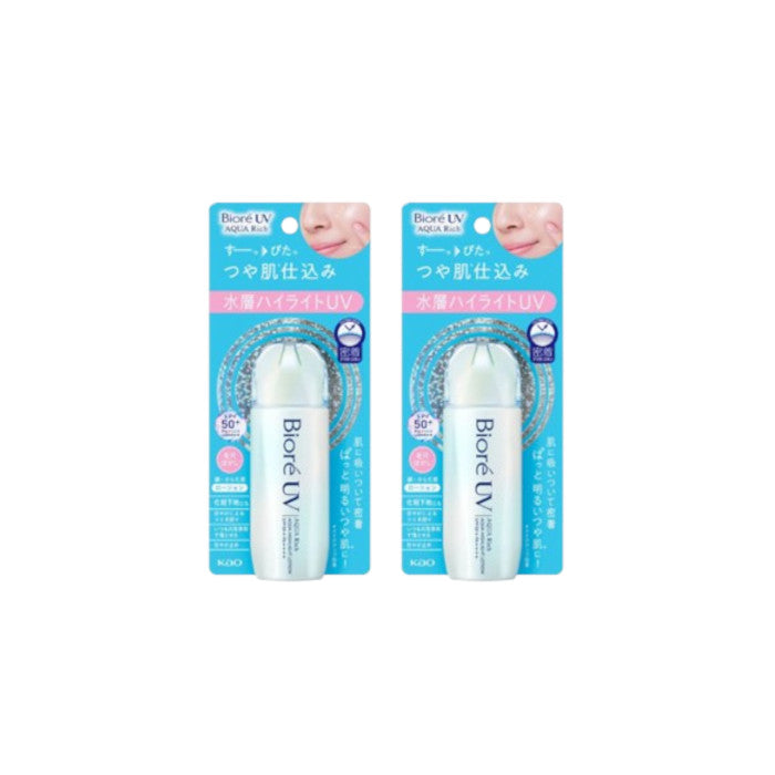Wholesale Kao - Biore UV Aqua Rich Aqua Highlight Lotion SPF50+ PA++++ - 70ml 2ea Set | Carsha