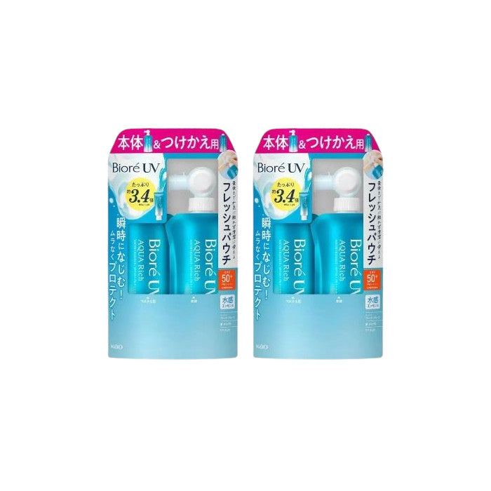 Wholesale Kao - Biore UV Aqua Rich Watery Essence SPF50+ PA++++ - 120g + 120g 2ea Set | Carsha