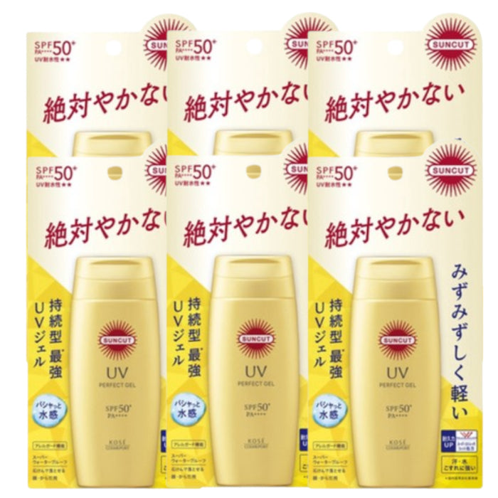 Wholesale Kose - Suncut UV Perfect Gel Super Water Proof SPF50+ PA++++ - 80g 6ea Set | Carsha