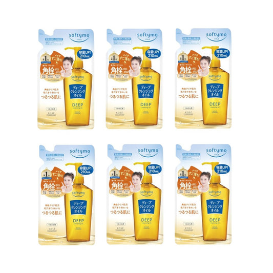 Wholesale Kose - Softymo Deep Cleansing Oil Refill 2024 Version - 210ml 6ea Set | Carsha