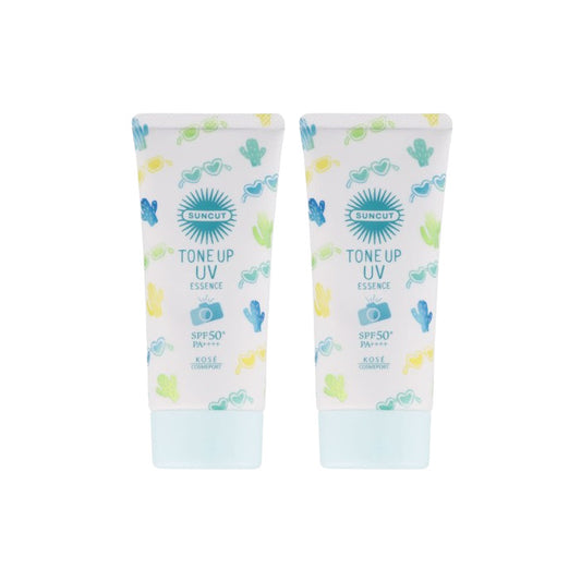 Wholesale Kose - Suncut Tone Up UV Essence SPF50+ PA++++ - 80g - Mint Green 2ea Set | Carsha