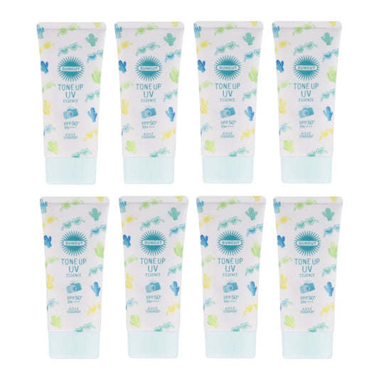 Wholesale Kose - Suncut Tone Up UV Essence SPF50+ PA++++ - 80g - Mint Green 8ea Set | Carsha