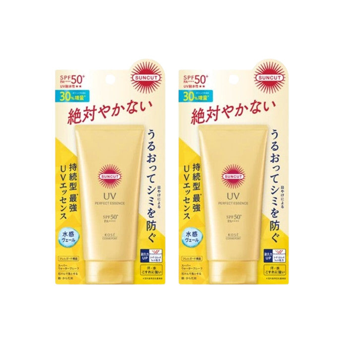Wholesale Kose - Suncut UV Perfect Essence SPF50+ PA++++ 2024 Version - 80g 2ea Set | Carsha
