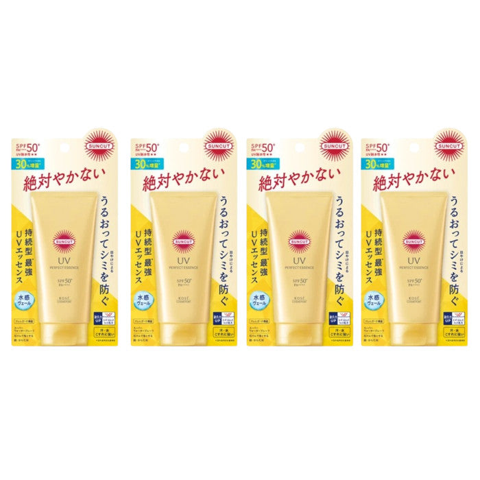 Wholesale Kose - Suncut UV Perfect Essence SPF50+ PA++++ 2024 Version - 80g 4ea Set | Carsha