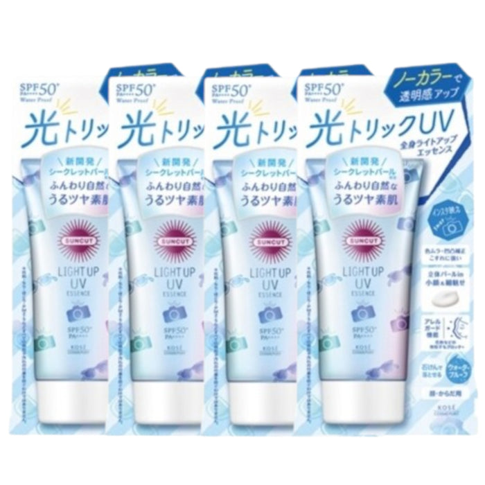 Wholesale Kose - Suncut Light Up UV Essence SPF50+ PA++++ - 80g 4ea Set | Carsha