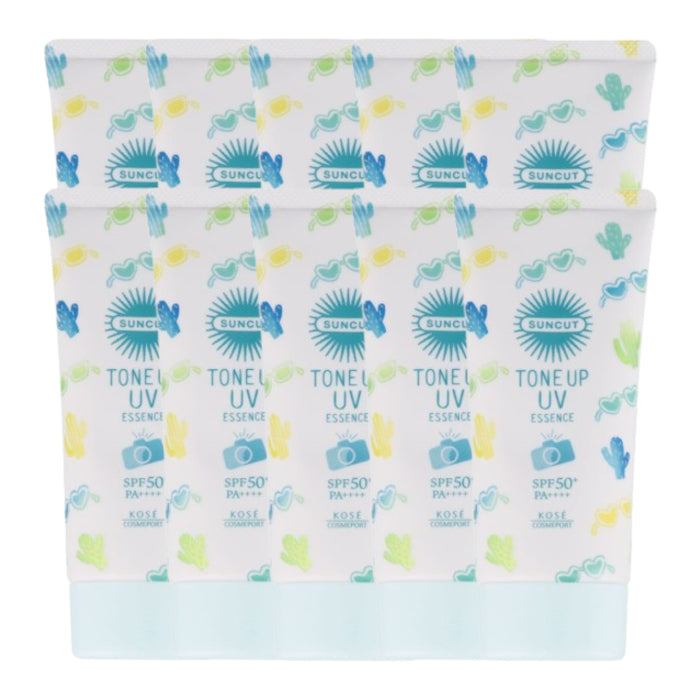 Wholesale Kose - Suncut Tone Up UV Essence SPF50+ PA++++ - 80g - Mint Green 10ea Set | Carsha