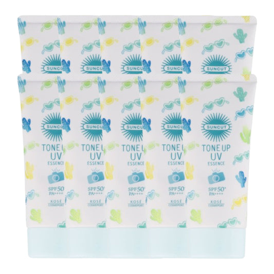 Wholesale Kose - Suncut Tone Up UV Essence SPF50+ PA++++ - 80g - Mint Green 10ea Set | Carsha