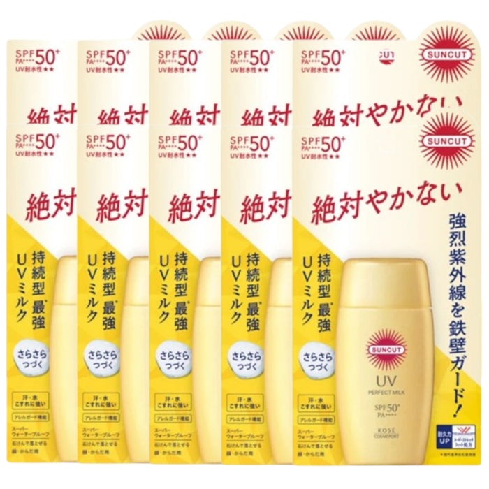 Wholesale Kose - Suncut UV Perfect Milk SPF50+ PA++++ 2024 Version - 50ml 10ea Set | Carsha