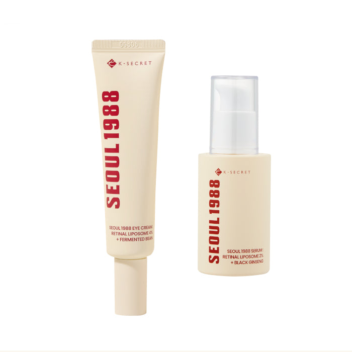 Wholesale KSECRET - SEOUL 1988 Serum : Retinal Liposome 2% + Black Ginseng - 30ml 1ea + Eye Cream : Retinal Liposome 4% + Fermented... | Carsha