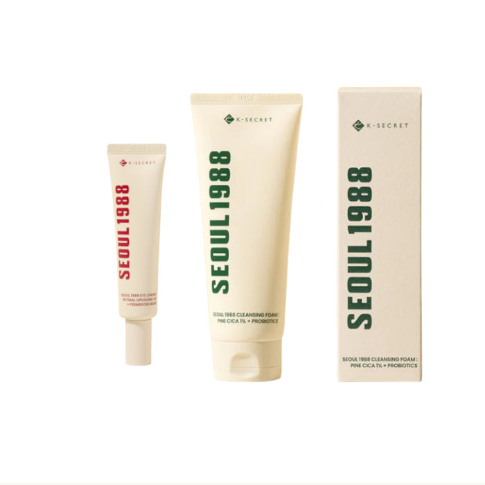 Wholesale KSECRET - SEOUL 1988 Eye Cream : Retinal Liposome 4% + Fermented Bean - 30ml 1ea + Cleansing Foam : Pine Cica 1% +... | Carsha