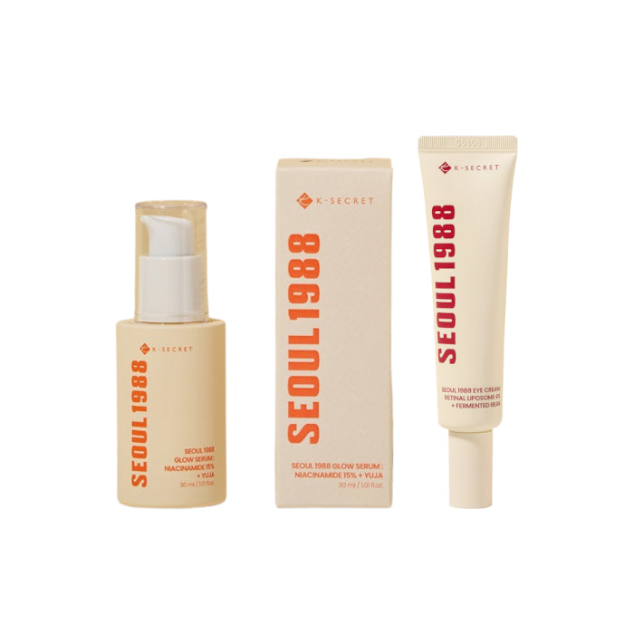 Wholesale KSECRET - SEOUL 1988 Glow Serum Niacinamide 15% + Yuja - 30ml 1ea X Eye Cream Retinal Liposome 4% + Fermented Bean - 30ml... | Carsha