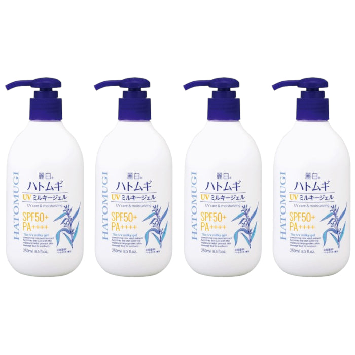 Wholesale KUMANO COSME - Reihaku Hatomugi UV Care & Moisturizing The UV Milky Gel SPF50+ PA++++ - 250ml 4ea Set | Carsha