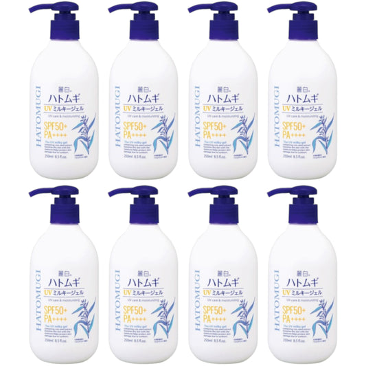 Wholesale KUMANO COSME - Reihaku Hatomugi UV Care & Moisturizing The UV Milky Gel SPF50+ PA++++ - 250ml 8ea Set | Carsha