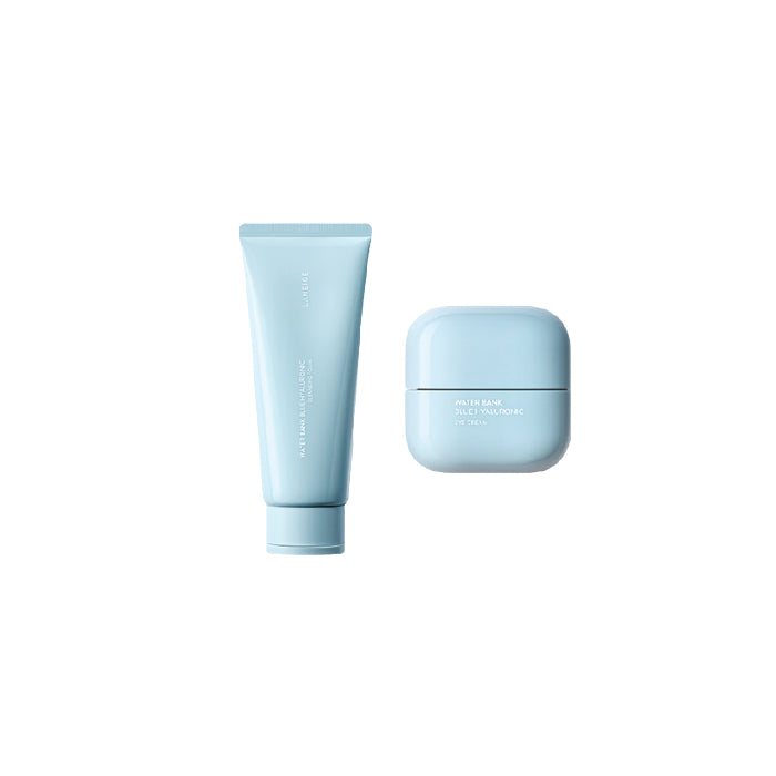 Wholesale LANEIGE Water Bank Blue Hyaluronic Eye Cream - 25ml 1ea + Cleansing Foam - 150g 1ea Set | Carsha