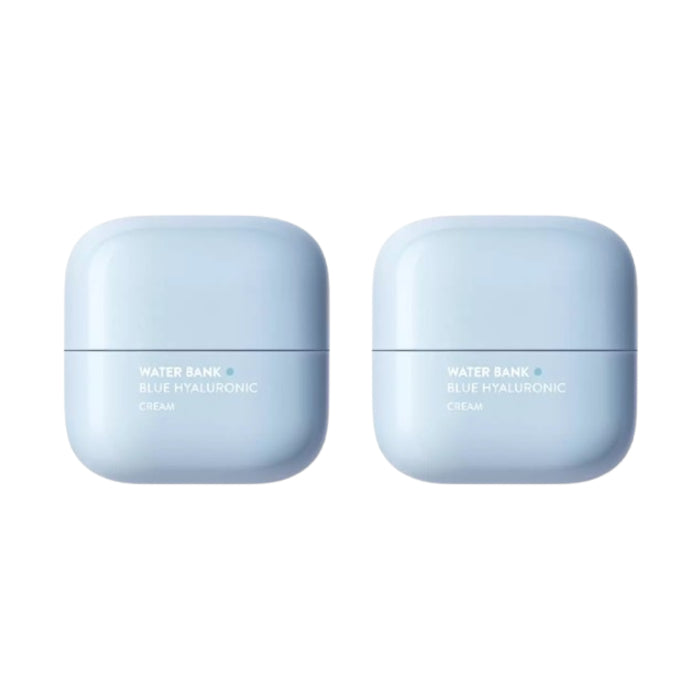 Wholesale LANEIGE - Water Bank Blue Hyaluronic Moisture Cream - 50ml 2ea Set | Carsha