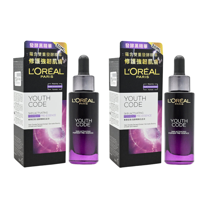 Wholesale L'OREAL PARIS - Youth Code Skin Activating Ferment Pre-Essence Serum - 30ml 2ea Set | Carsha