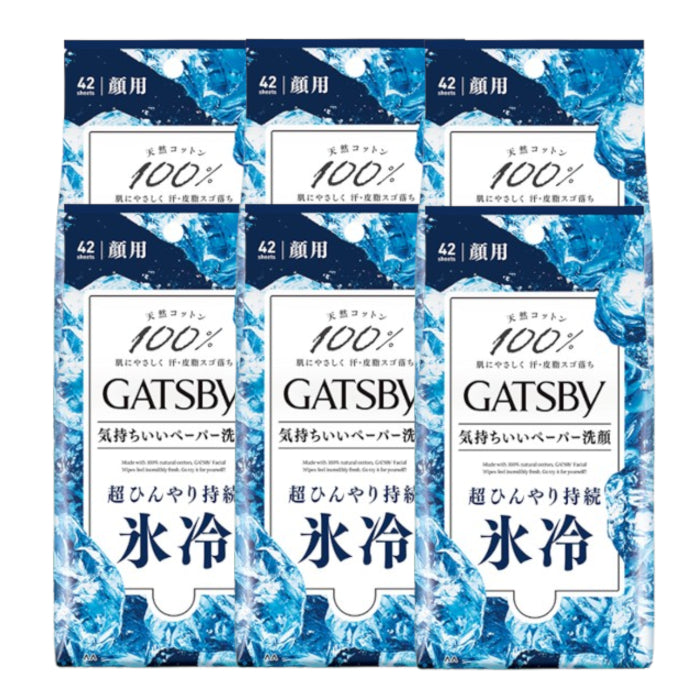 Wholesale Mandom - Gatsby Facial Paper - 42 sheets - Ice 6ea Set | Carsha