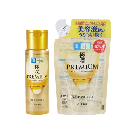 Wholesale Rohto Mentholatum - Hada Labo Gokujyun Premium Lotion + Refill Set | Carsha