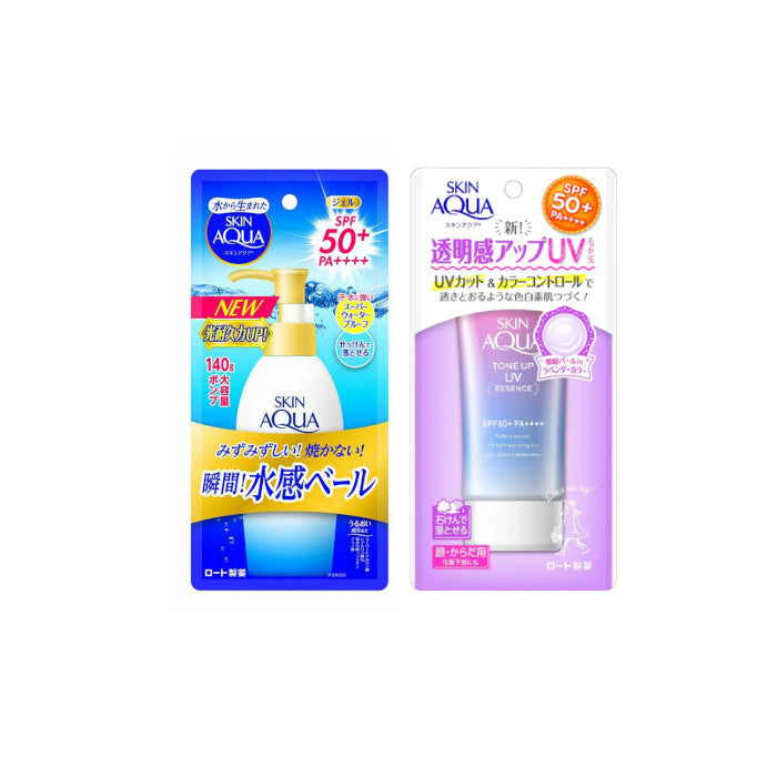 Wholesale Rohto Mentholatum - Skin Aqua Sunscreen x Tone Up Set | Carsha