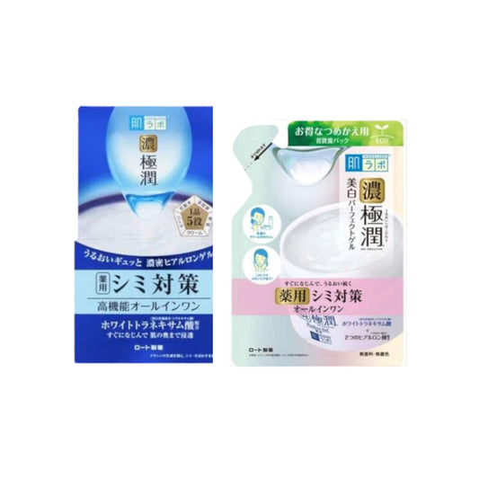 Rohto Mentholatum - Hada Labo Koi-Gokujyun Whitening Perfect Gel & Refill Set