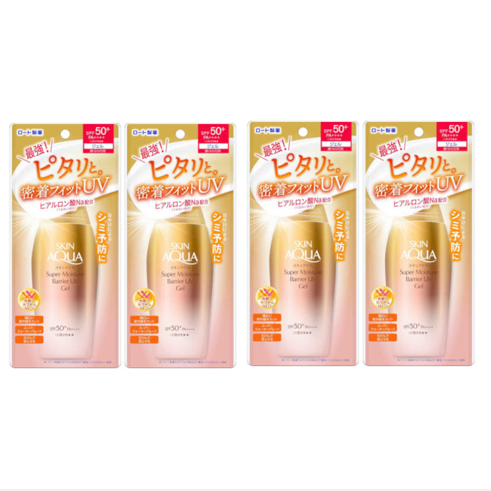 Wholesale Rohto Mentholatum - Skin Aqua Super Moisture Barrier UV Gel SPF50+ PA++++ - 100g 4ea Set | Carsha