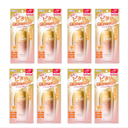 Wholesale Rohto Mentholatum - Skin Aqua Super Moisture Barrier UV Gel SPF50+ PA++++ - 100g 8ea Set | Carsha