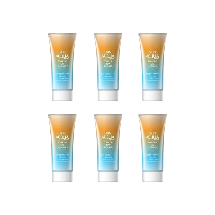 Wholesale Rohto Mentholatum - Skin Aqua Tone Up Essence Latte Beige SPF50+ PA++++ - 80g 6ea Set | Carsha