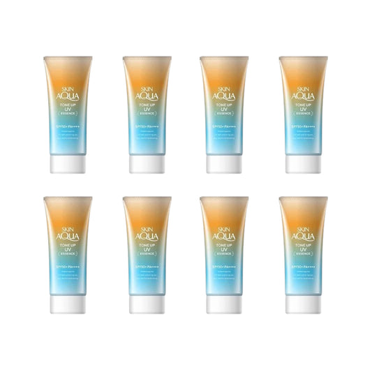 Wholesale Rohto Mentholatum - Skin Aqua Tone Up Essence Latte Beige SPF50+ PA++++ - 80g 8ea Set | Carsha