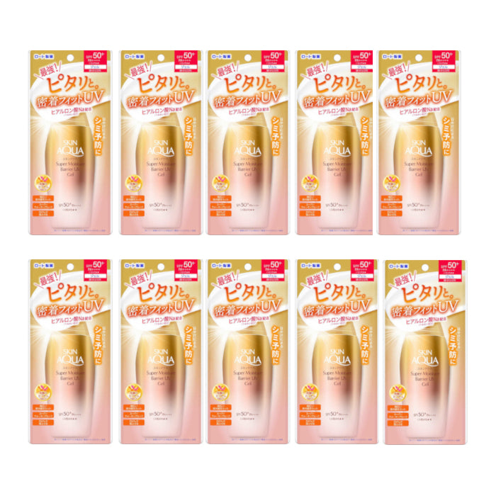 Wholesale Rohto Mentholatum Skin Aqua Super Moisture Barrier UV Gel SPF50+ PA++++ 100g 10ea Set | Carsha