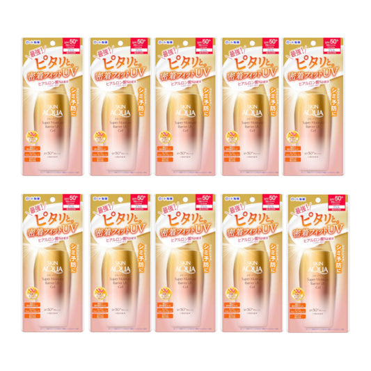 Wholesale Rohto Mentholatum Skin Aqua Super Moisture Barrier UV Gel SPF50+ PA++++ 100g 10ea Set | Carsha