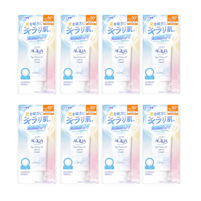 Wholesale Rohto Mentholatum Skin Aqua Super Moisture UV Light Up Essence SPF50+ PA++++ 70g 8ea Set | Carsha