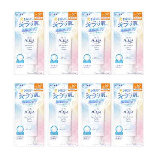Wholesale Rohto Mentholatum Skin Aqua Super Moisture UV Light Up Essence SPF50+ PA++++ 70g 8ea Set | Carsha