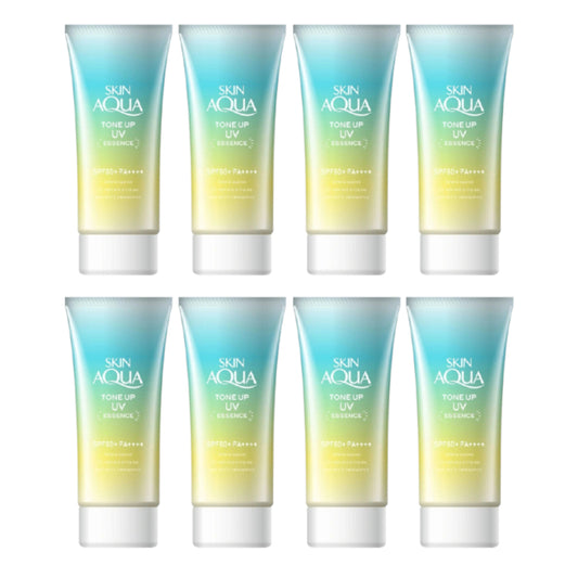 Wholesale Rohto Mentholatum Skin Aqua Tone Up UV Essence Green SPF50+ PA++++ 80g 8ea Set | Carsha