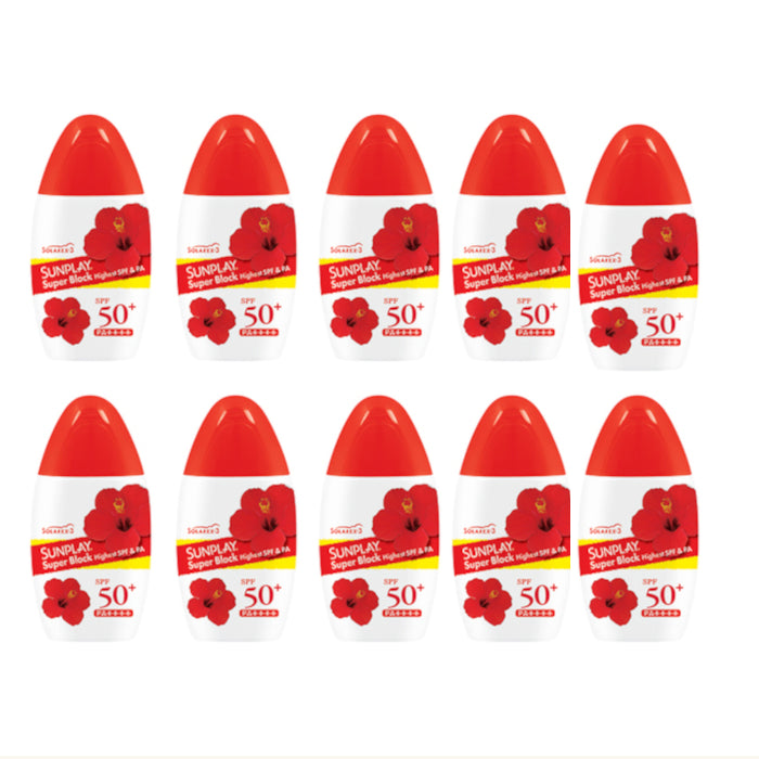 Wholesale Rohto Mentholatum Sunplay Sunblock - Super Block SPF 50+ PA++++ - 30g 10ea Set | Carsha