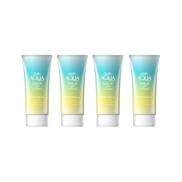 Wholesale Rohto Mentholatum - Skin Aqua Tone Up UV Essence Green SPF50+ PA++++ - 80g 4ea Set | Carsha
