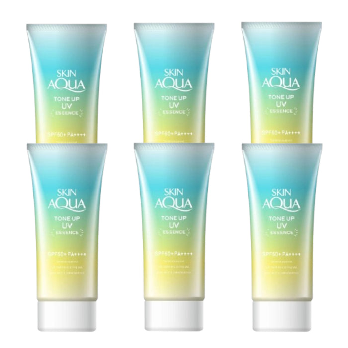 Wholesale Rohto Mentholatum - Skin Aqua Tone Up UV Essence Green SPF50+ PA++++ - 80g 6ea Set | Carsha
