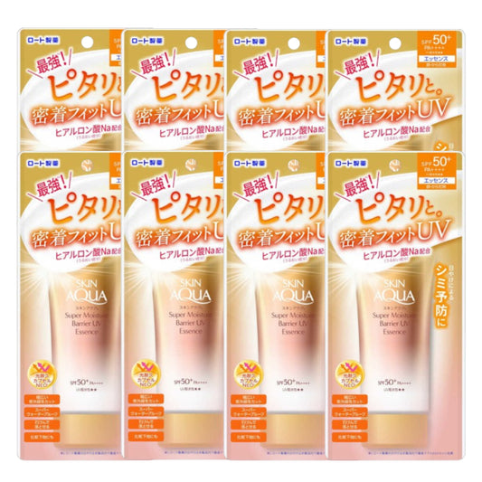 Wholesale Rohto Mentholatum - Skin Aqua Super Moisture Barrier UV Essence SPF50+ PA++++ - 70g 8ea Set | Carsha